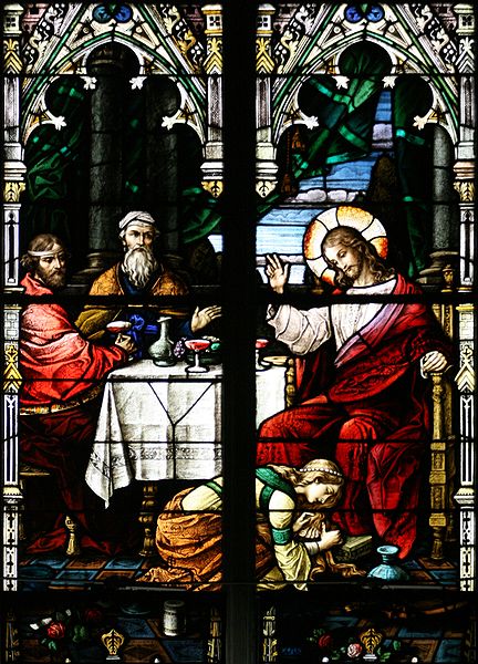 Glassmaleri fra St. Alphonsus-kirken i Grand Rapids, Michigan, USA